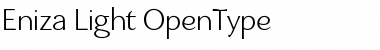 Download Eniza Light Font Title Preview