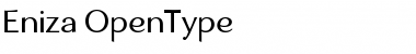 Download Eniza Regular Font Title Preview