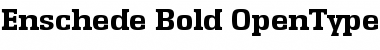 Download Enschede-Bold Regular Font Title Preview