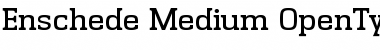 Download Enschede-Medium Regular Font Title Preview