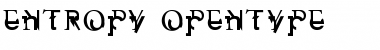 Download Entropy Regular Font Title Preview