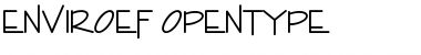 Download EnviroEF Regular Font Title Preview