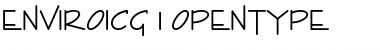 Download EnviroICG Regular Font Title Preview
