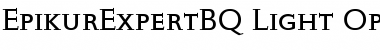 Download Epikur Expert BQ Regular Font Title Preview