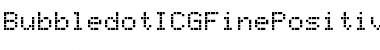 Download Bubbledot Medium Font Title Preview
