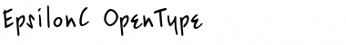 Download EpsilonC Regular Font Title Preview
