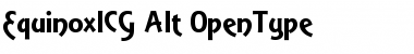 Download EquinoxICG Alt Font Title Preview