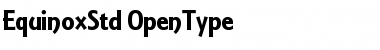 Download Equinox Std Regular Font Title Preview