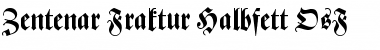 Download Zentenar-Fraktur Halbfett OsF Medium Font