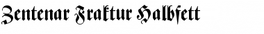 Download Zentenar-Fraktur Halbfett Medium Font