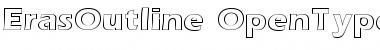 Download Eras Outline Font Title Preview