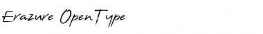 Download Erazure Regular Font Title Preview
