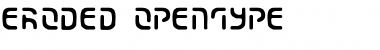 Download Eroded Regular Font Title Preview