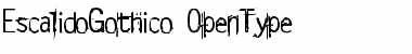 Download Escalido Gothico Font Title Preview