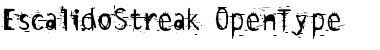 Download Escalido Streak Font Title Preview