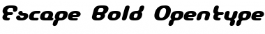 Download Escape Bold Font Title Preview