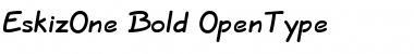 Download EskizOne-Bold Regular Font Title Preview