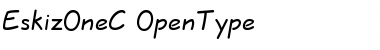 Download EskizOneC Regular Font Title Preview