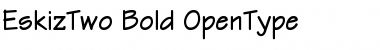 Download EskizTwo-Bold Regular Font Title Preview