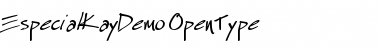 Download EspecialKayDemo Regular Font Title Preview