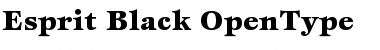 Download ITC Esprit Black Font Title Preview