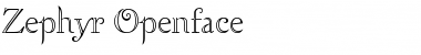 Download Zephyr Openface Font