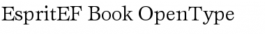 Download EspritEF Book Font Title Preview