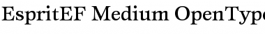 Download EspritEF Medium Font Title Preview