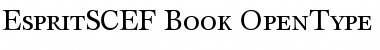 Download EspritSCEF Book Font Title Preview