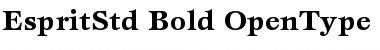 Download ITC Esprit Std Bold Font Title Preview