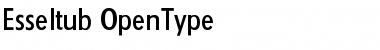 Download Esseltub Regular Font Title Preview