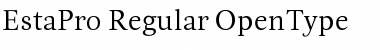 Download EstaPro Regular Font Title Preview