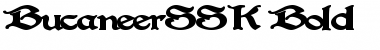 Download BucaneerSSK Bold Font Title Preview