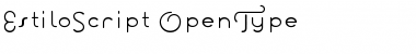 Download Estilo Script Regular Font Title Preview