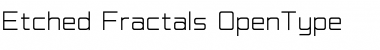 Download Etched Fractals Regular Font Title Preview