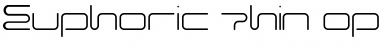 Download Euphoric Thin Font Title Preview