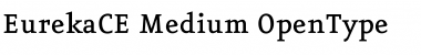 Download EurekaCE Medium Font Title Preview