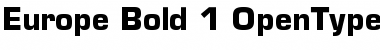 Download Europe Bold Font Title Preview