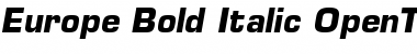 Download Europe Bold Italic Font Title Preview