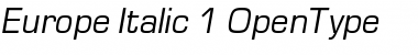 Download Europe Italic Font Title Preview