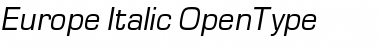 Download Europe Italic Font Title Preview