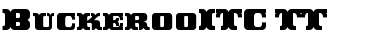 Download BuckerooITC TT Regular Font Title Preview