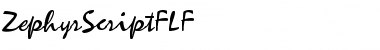Download ZephyrScriptFLF Roman Font