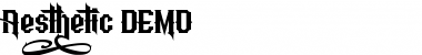 Download Aesthetic DEMO Regular Font Title Preview