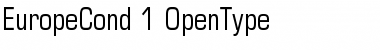 Download EuropeCond Regular Font Title Preview