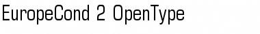 Download EuropeCond Regular Font Title Preview