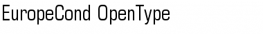 Download EuropeCond Regular Font Title Preview