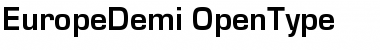Download EuropeDemi Regular Font Title Preview