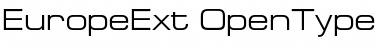 Download EuropeExt Regular Font Title Preview