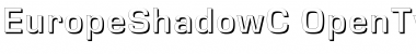 Download EuropeShadowC Regular Font Title Preview